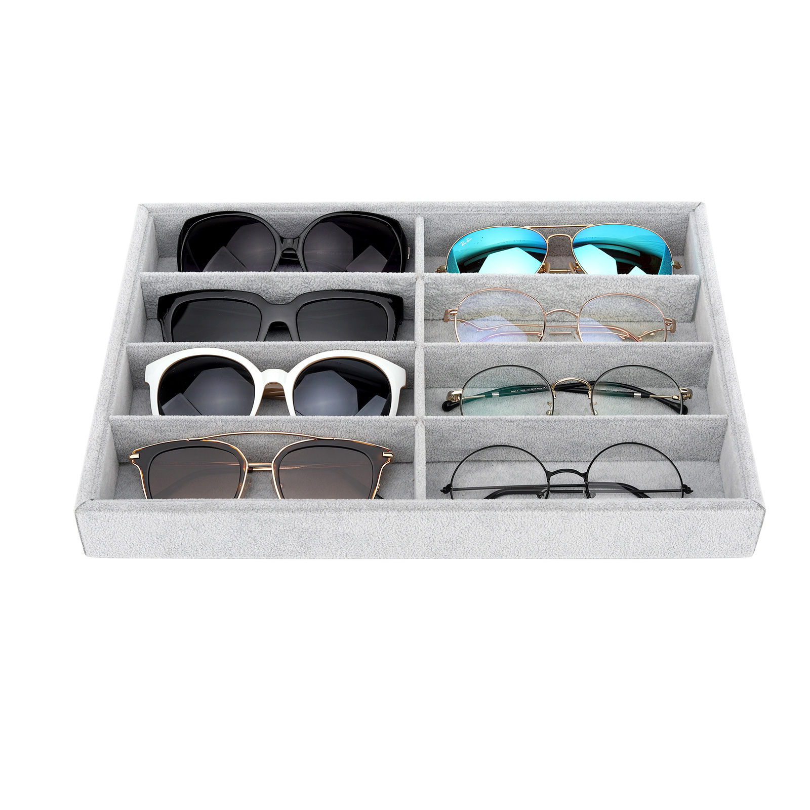 Organizador de gafas de sol/ Bandeja de almacenamiento de gafas